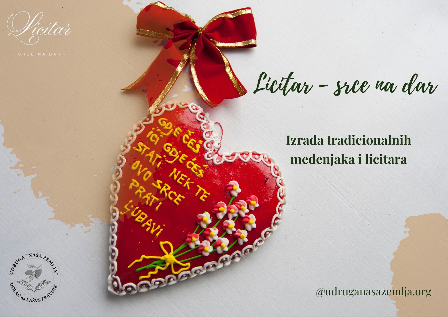 Licitar srce na dar Valentinovo