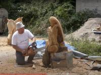 Izrada skulpture od drveta